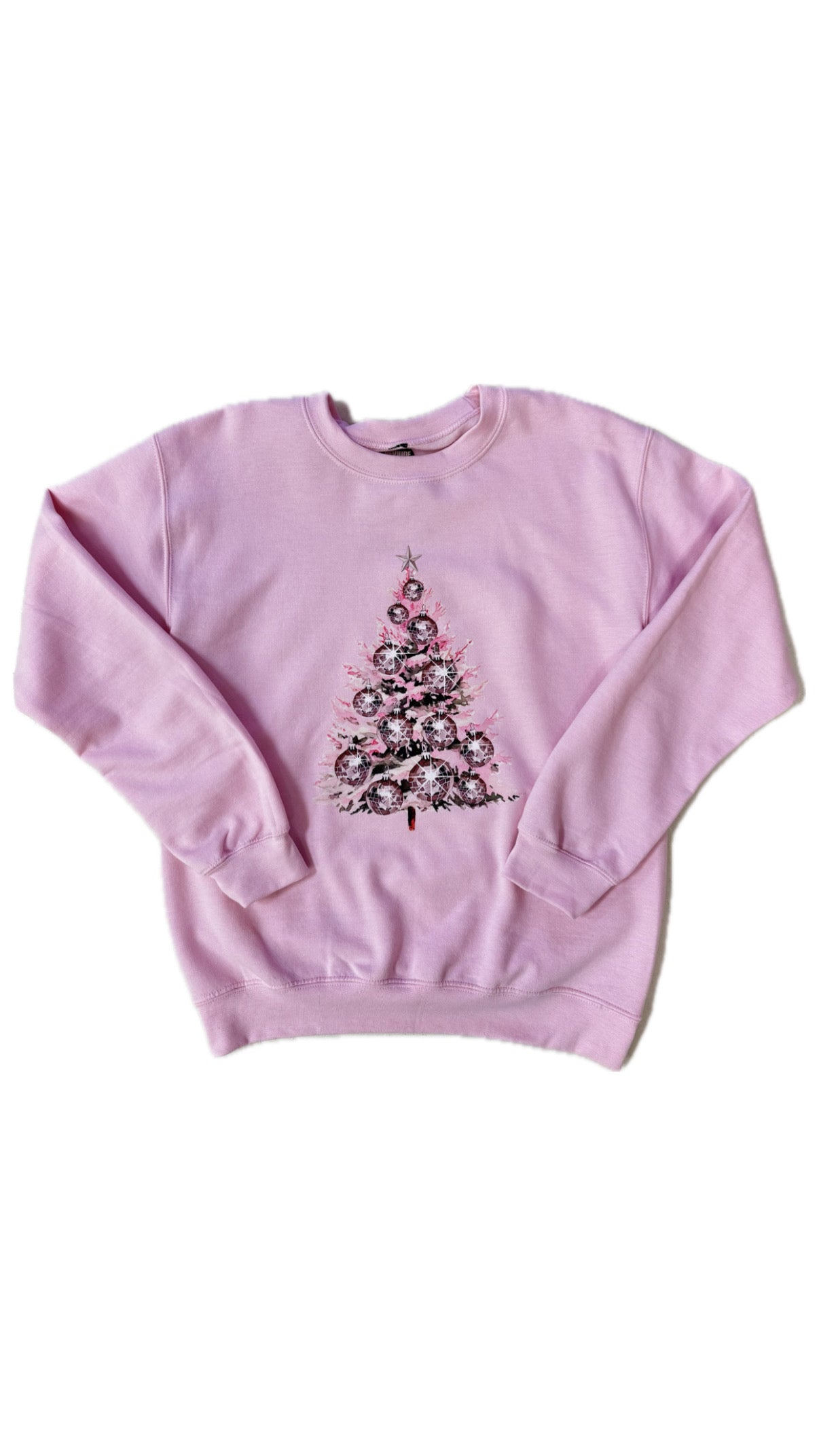 Disco Ball Christmas Tree Crewneck