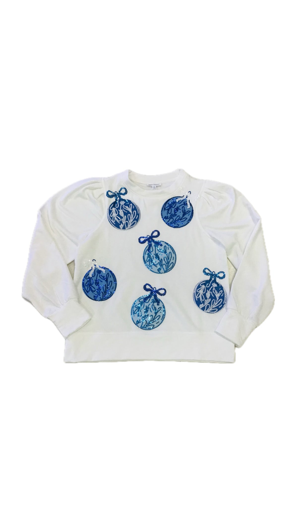 The Kelly Blue Ornaments Sweatshirt