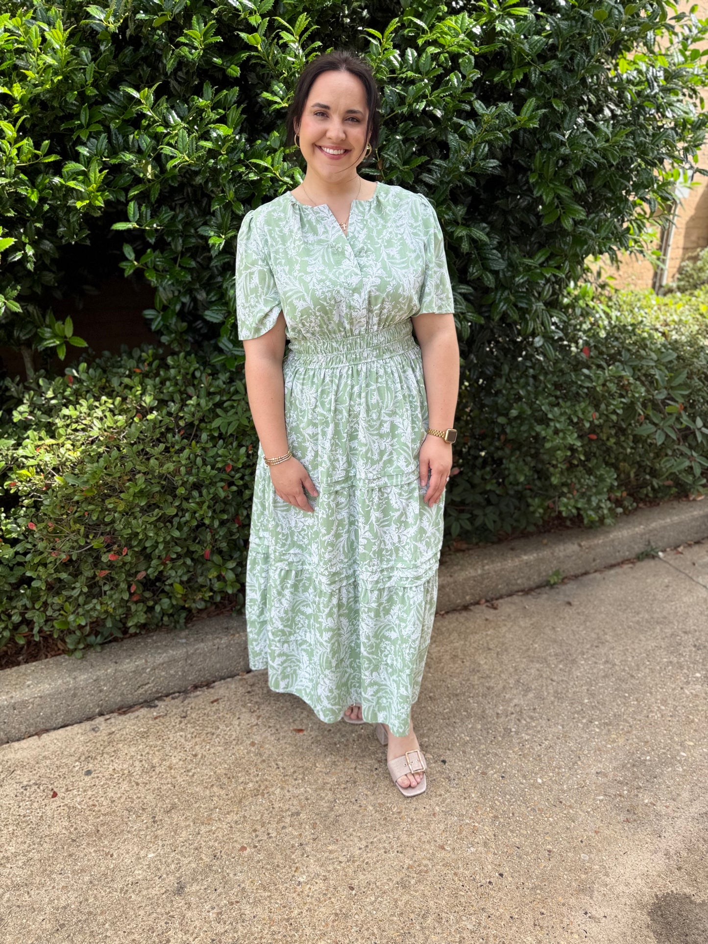 Finley Floral Maxi Dress - Curvy