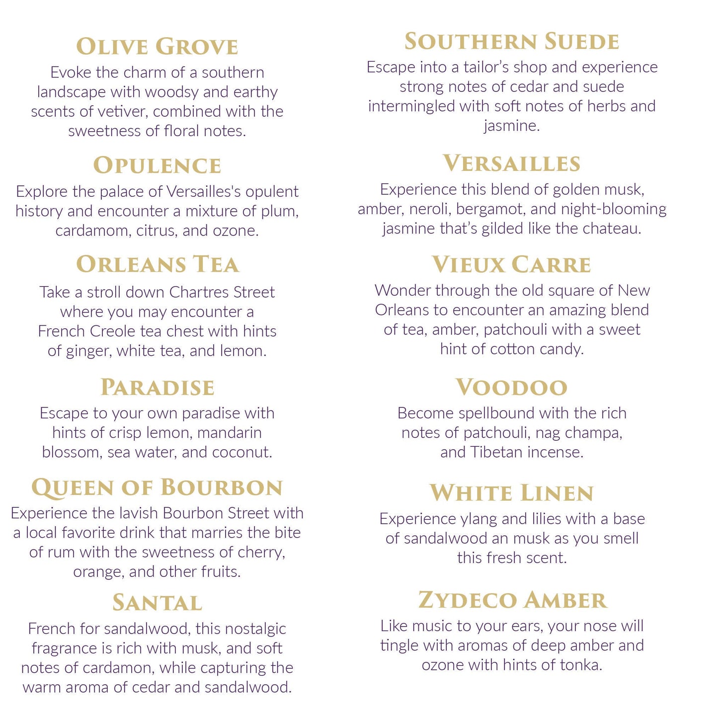 10 oz Marquis Candle: Vieux Carre