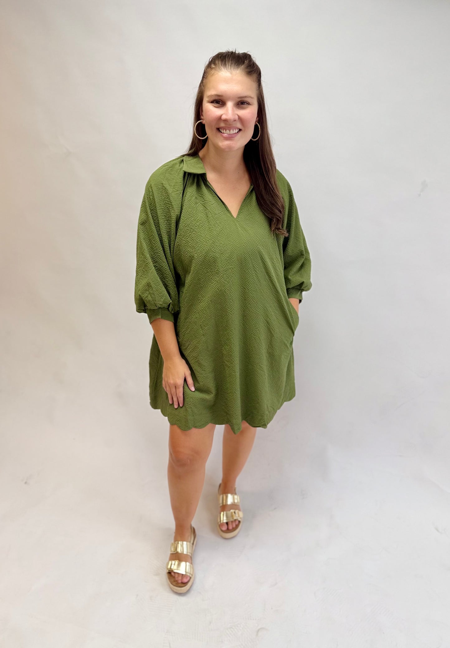 The Stevie Scalloped Dress
