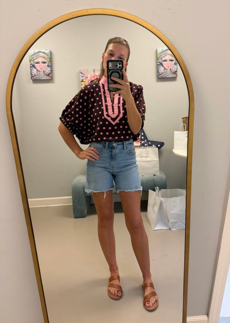 The Dottie Dolman Blouse