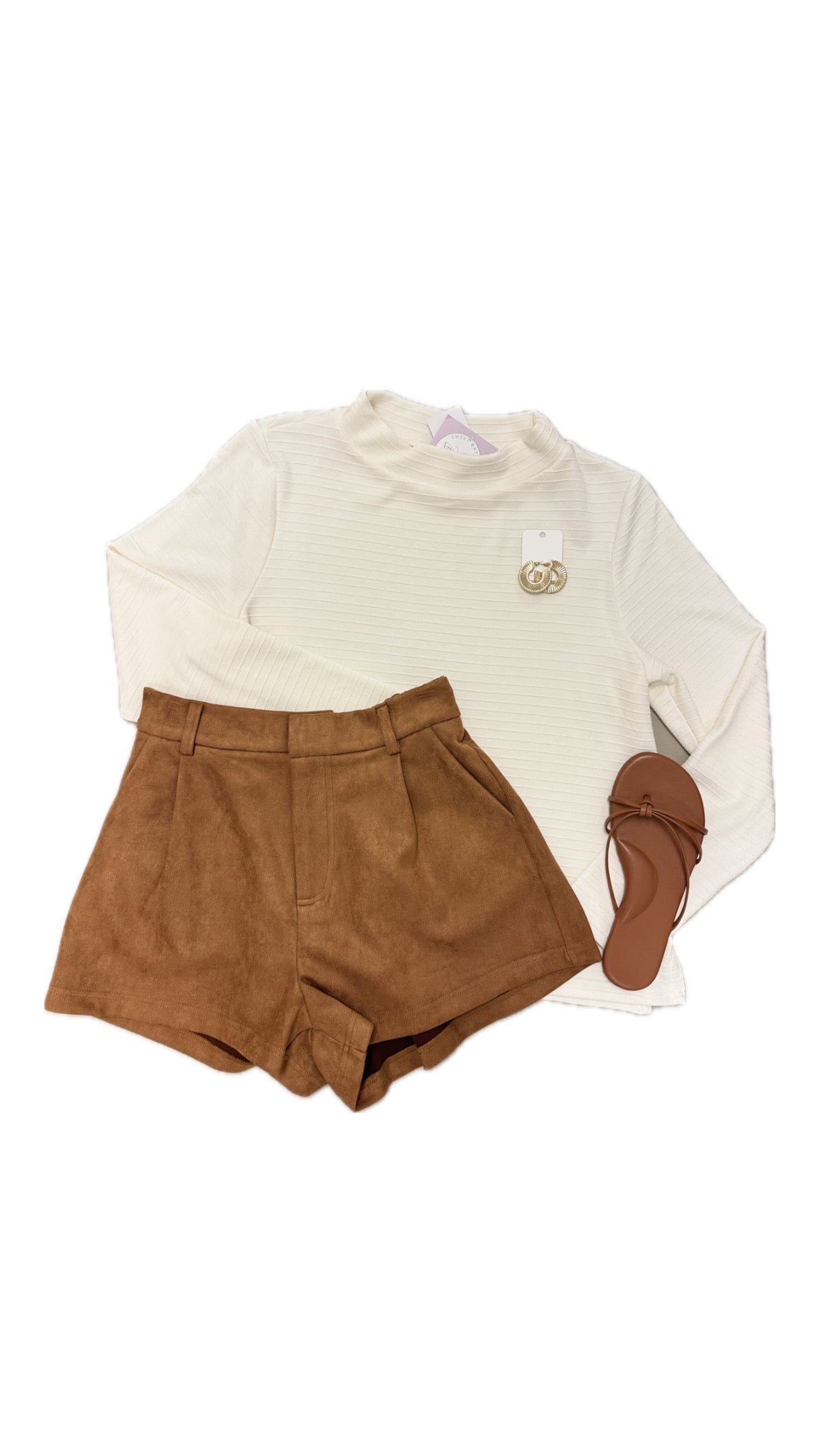 The Amy Suede Shorts