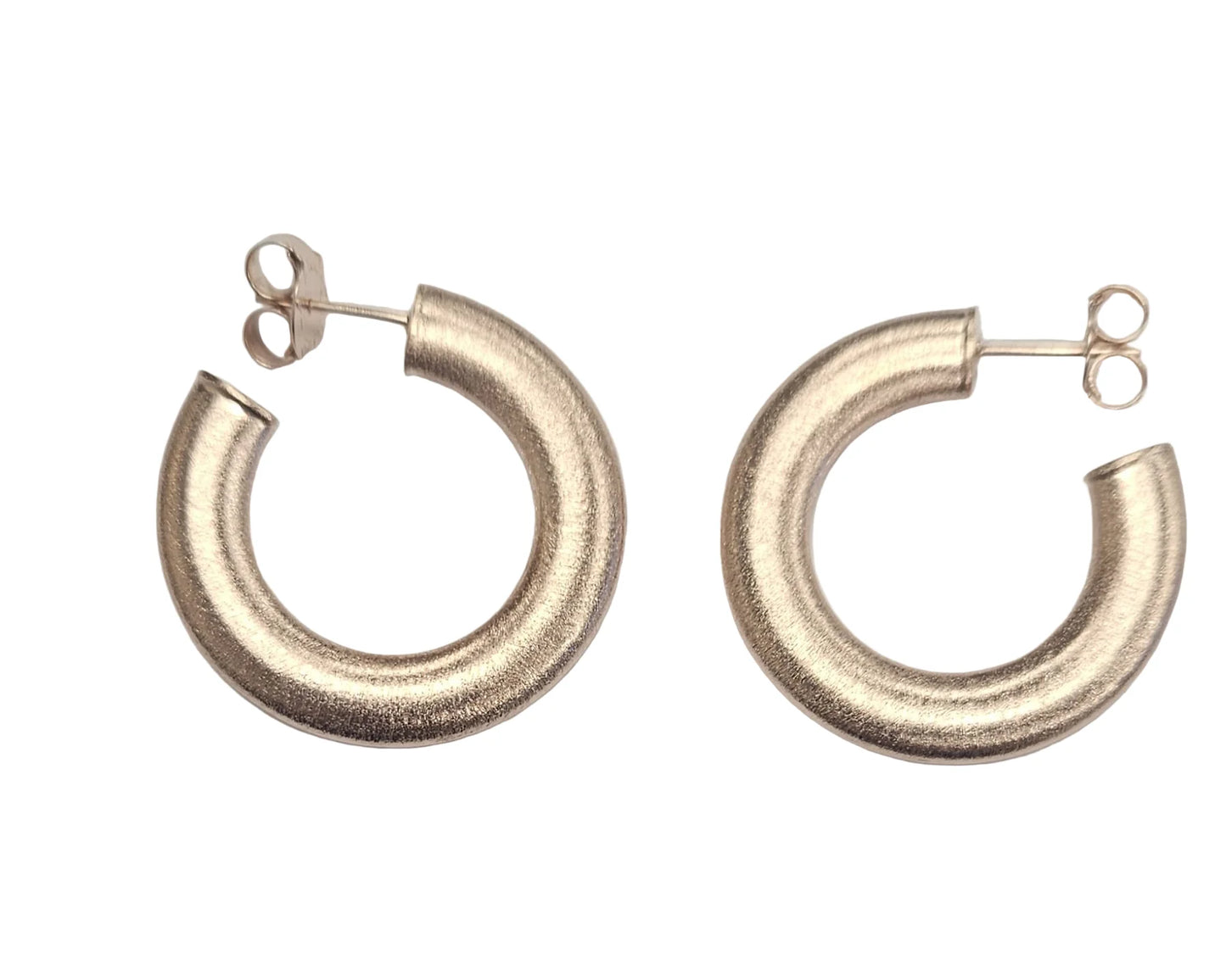 Shelia Fajl Small Irene Hoops in Rose Gold