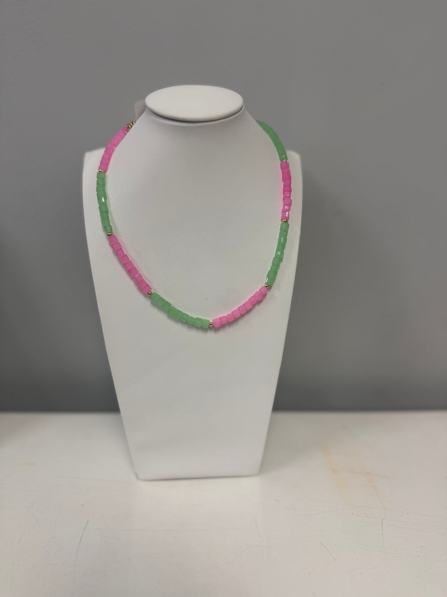 Square Bead Necklace