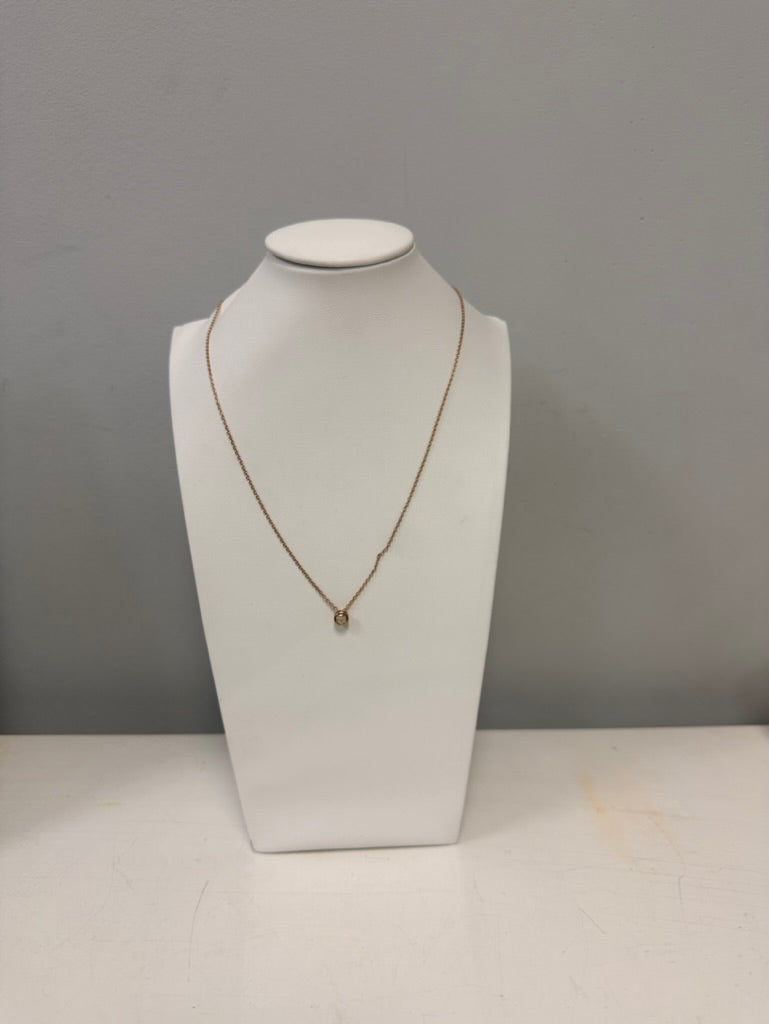 The Clara Solitaire Necklace