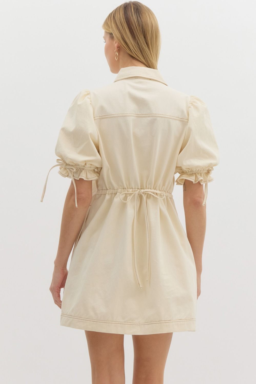 Milk Glass Denim Dress