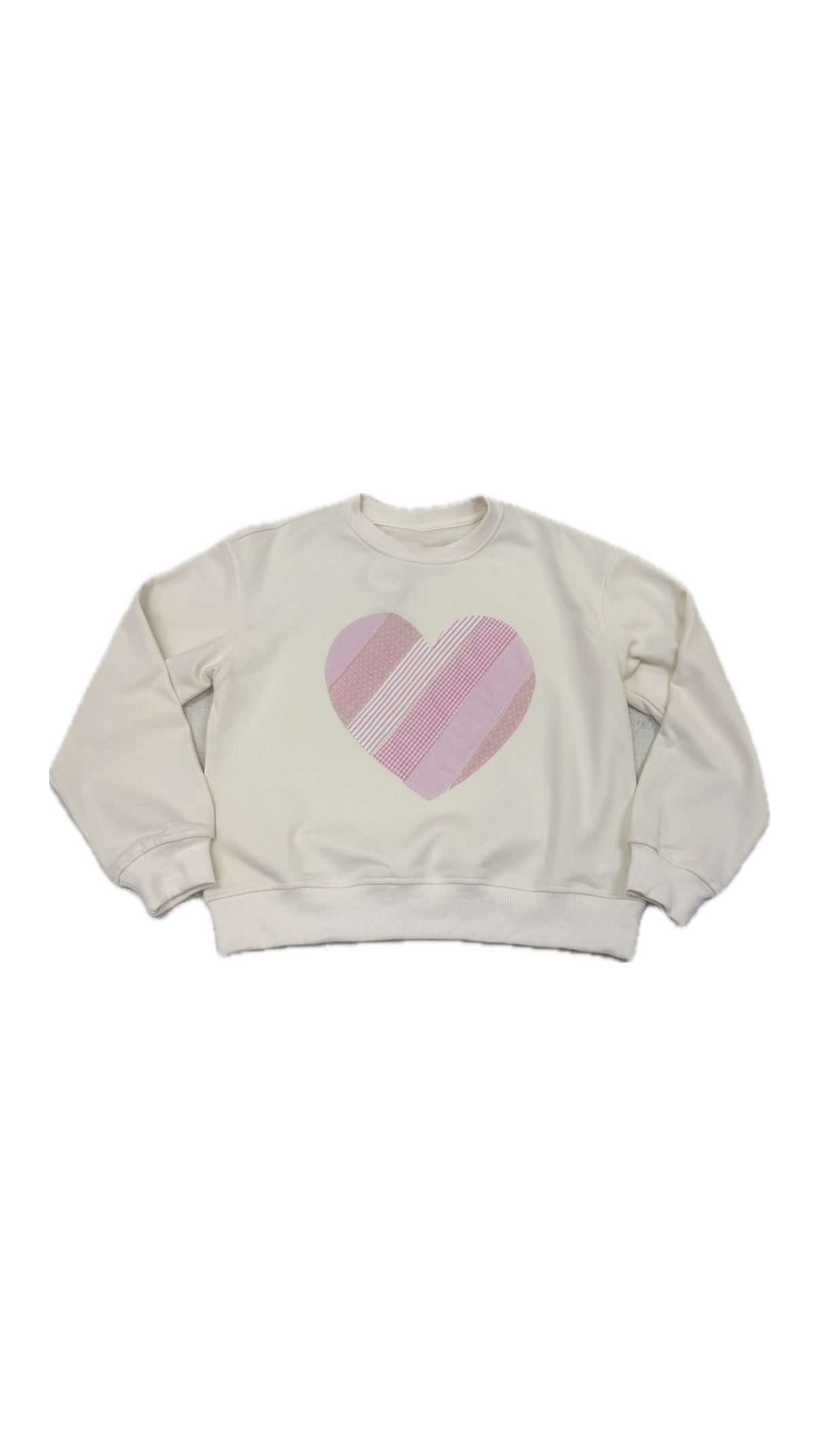 Holly Heart Patchwork Sweatshirt