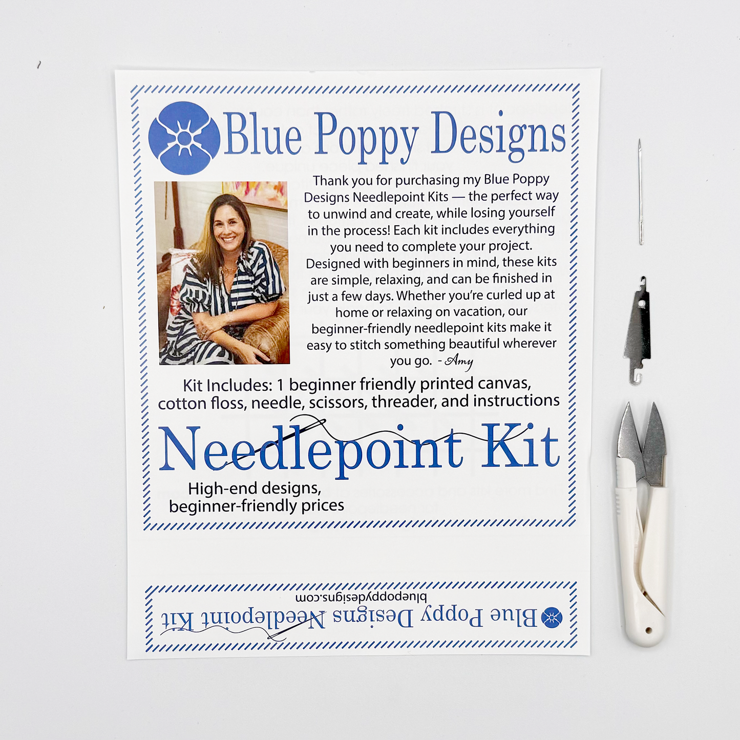 USA Flag Needlepoint Kit