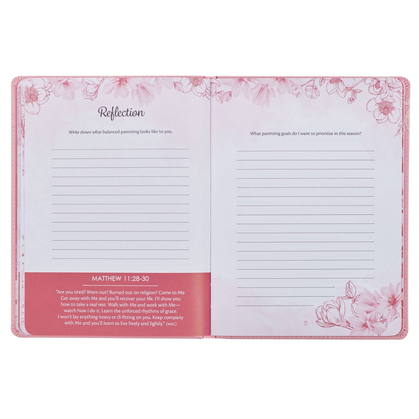 Prayerful Parenting Pink Prompted Prayer Journal