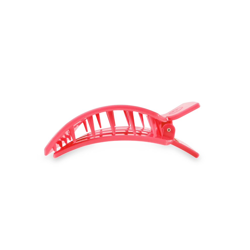 Paradise Pink Small Flat Square Hair Clip