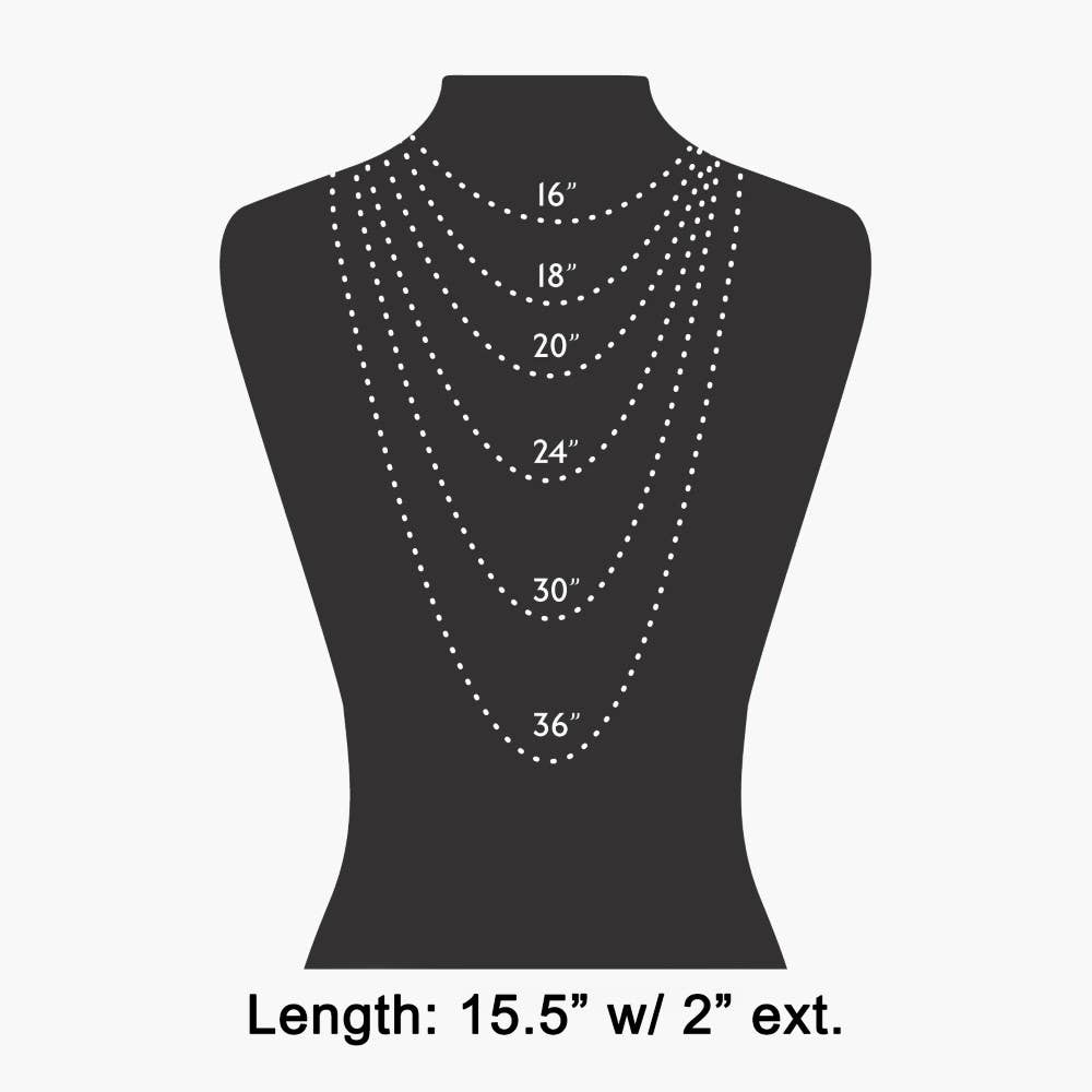 Gold Bezel Necklace