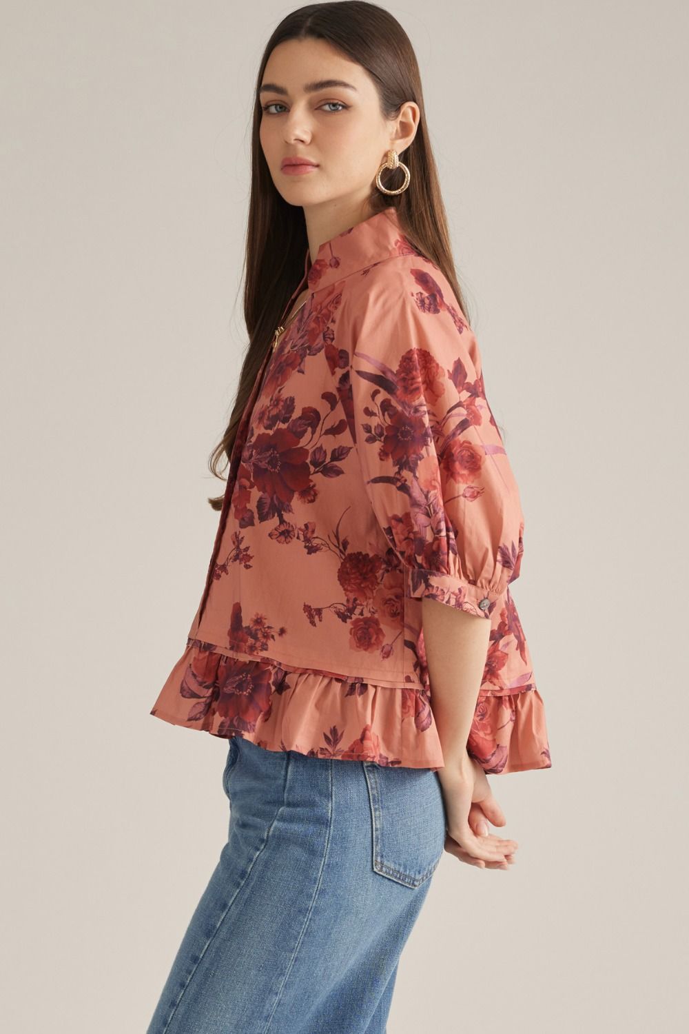 The Coralie Floral Blouse