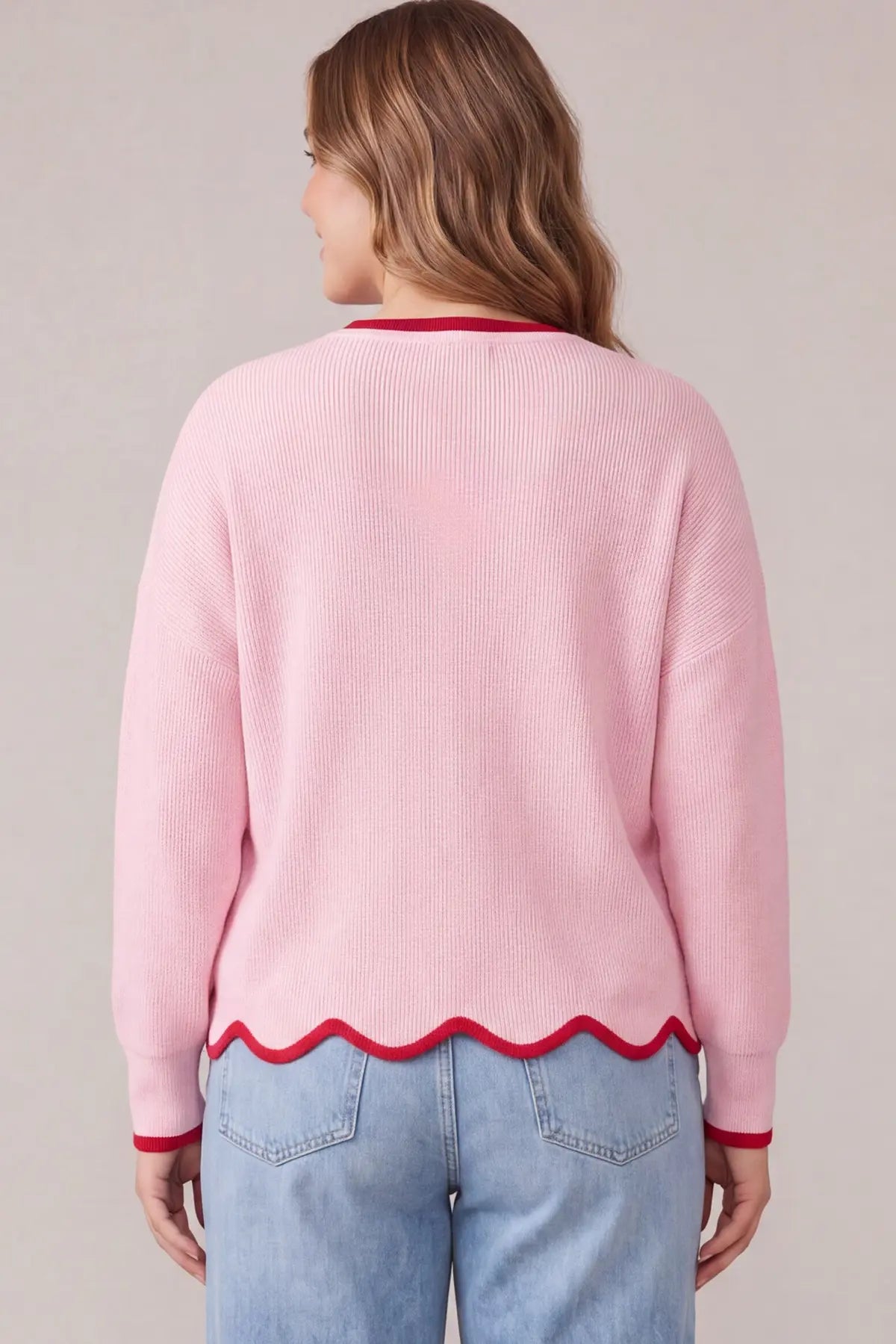 The Posie Scalloped Sweater