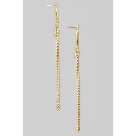 Dainty Chain Dangle Earrings