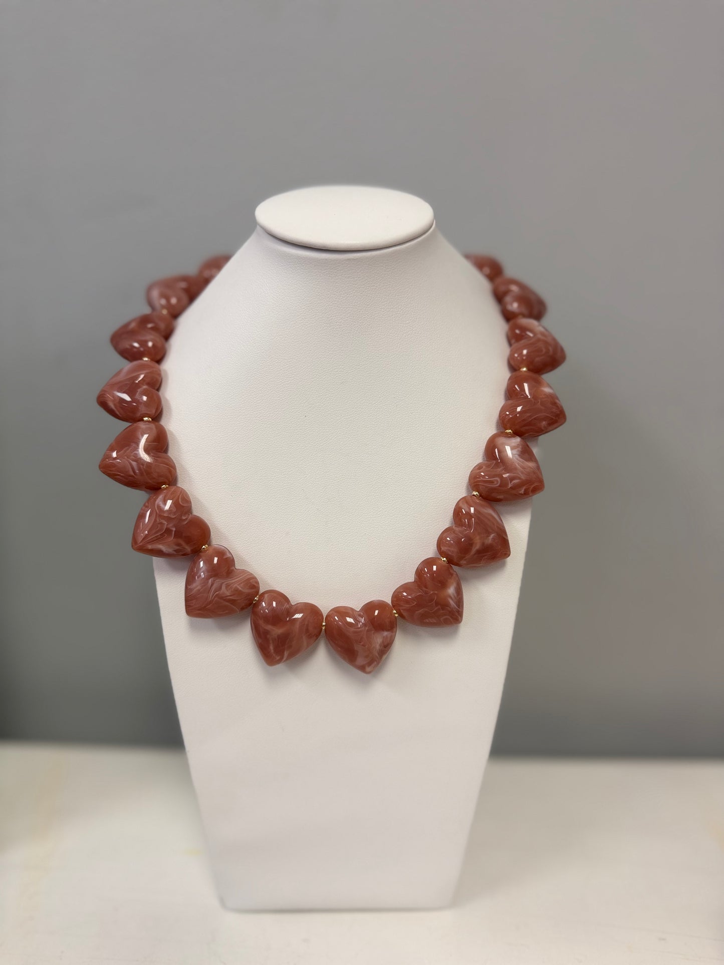 Heart Shaped Bauble Necklace