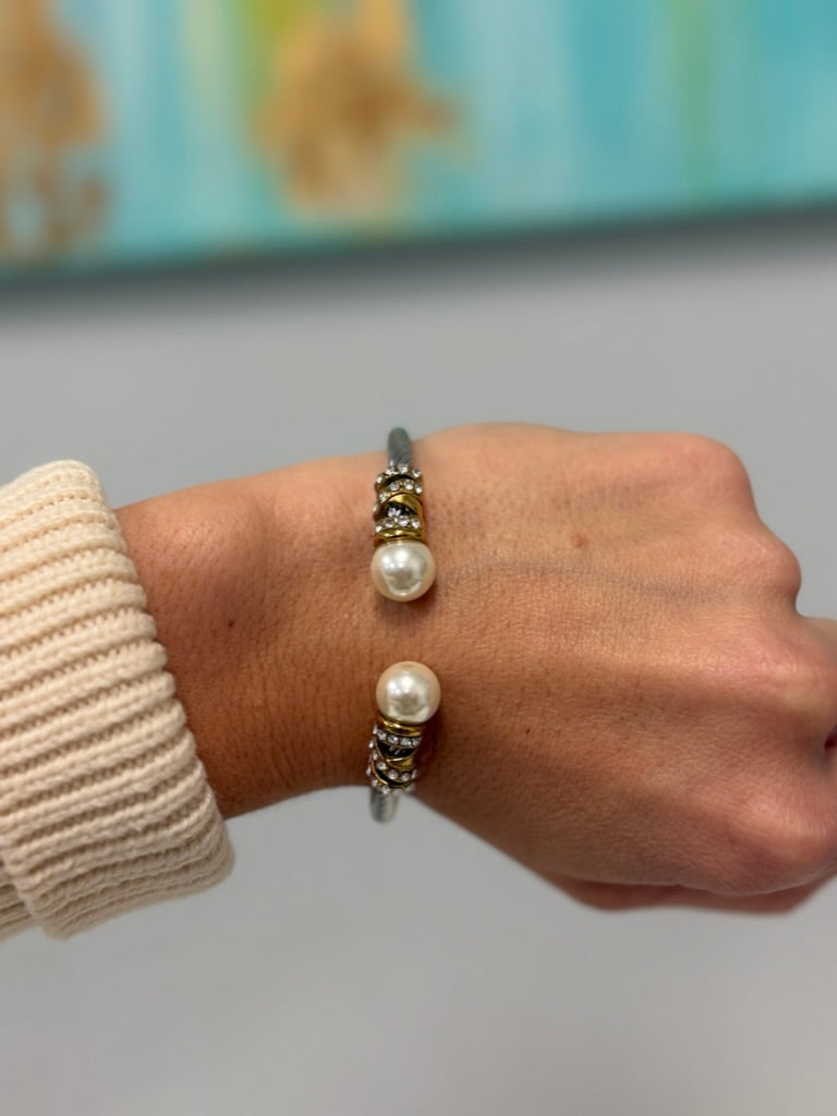 The Pearl Elegance Cuff Bracelet