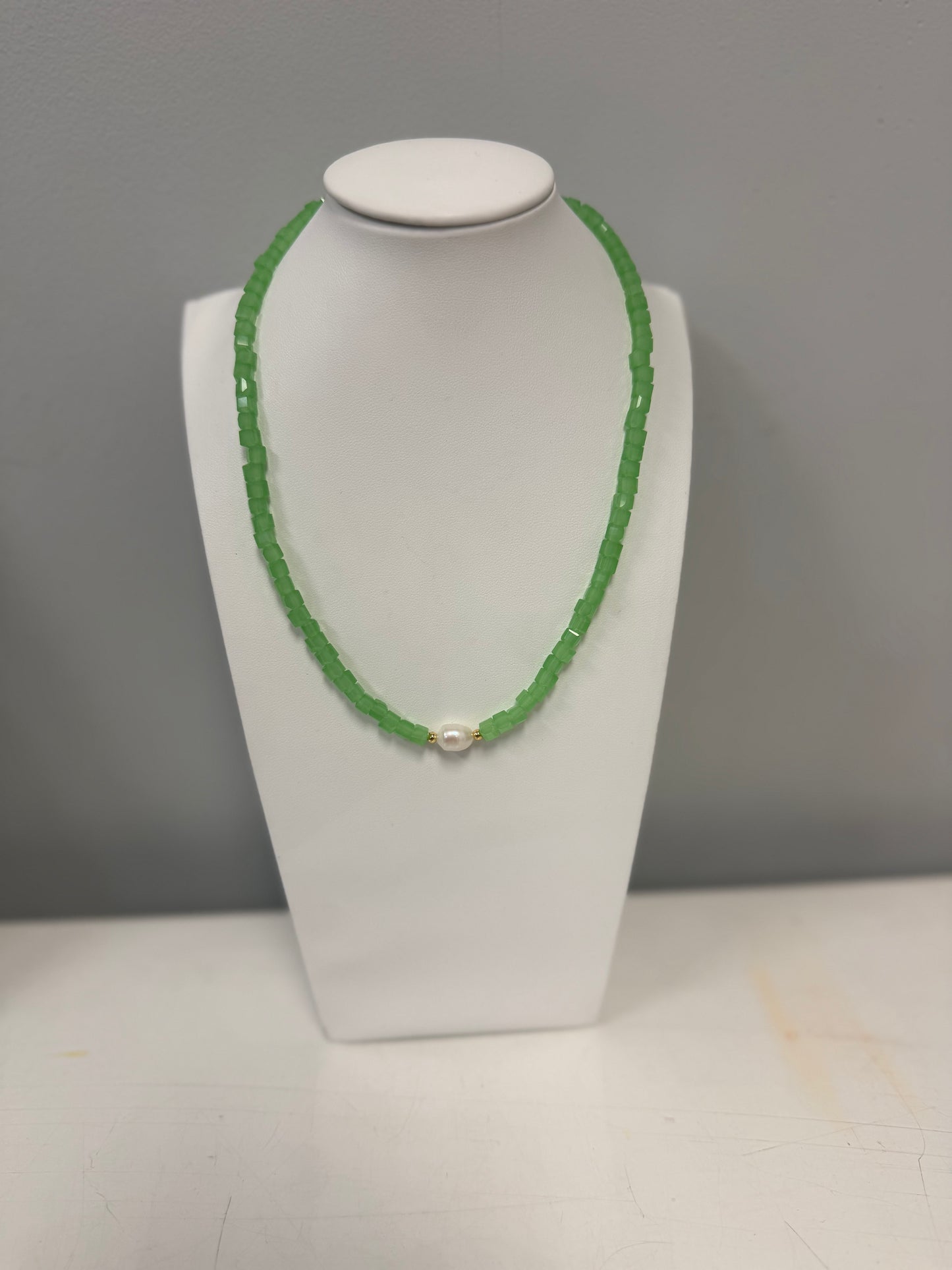 Square Bead Necklace