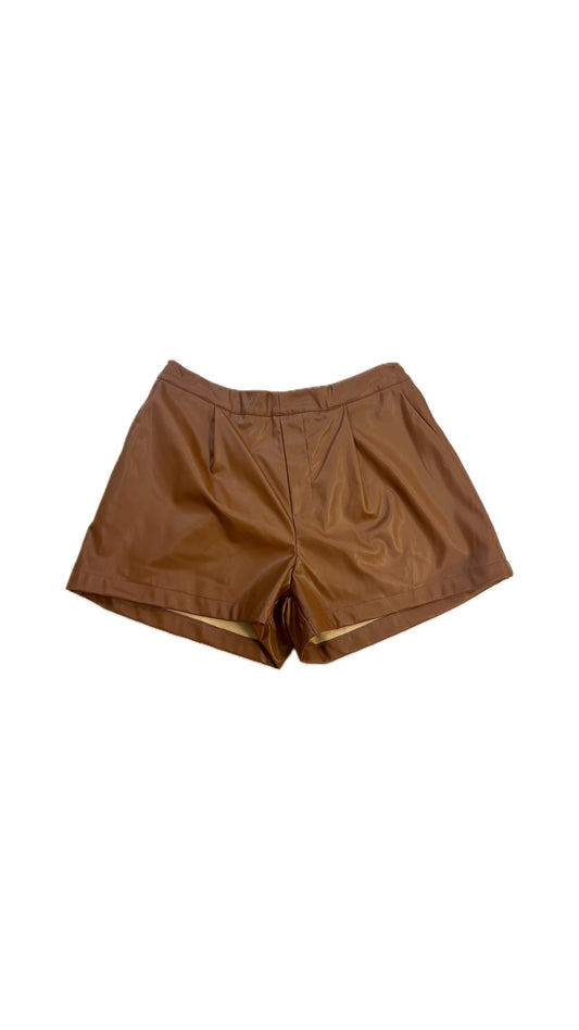 Weslie Leather Shorts