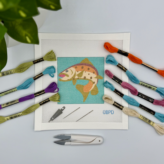 Trout Needlepoint Kit (Trout #1)