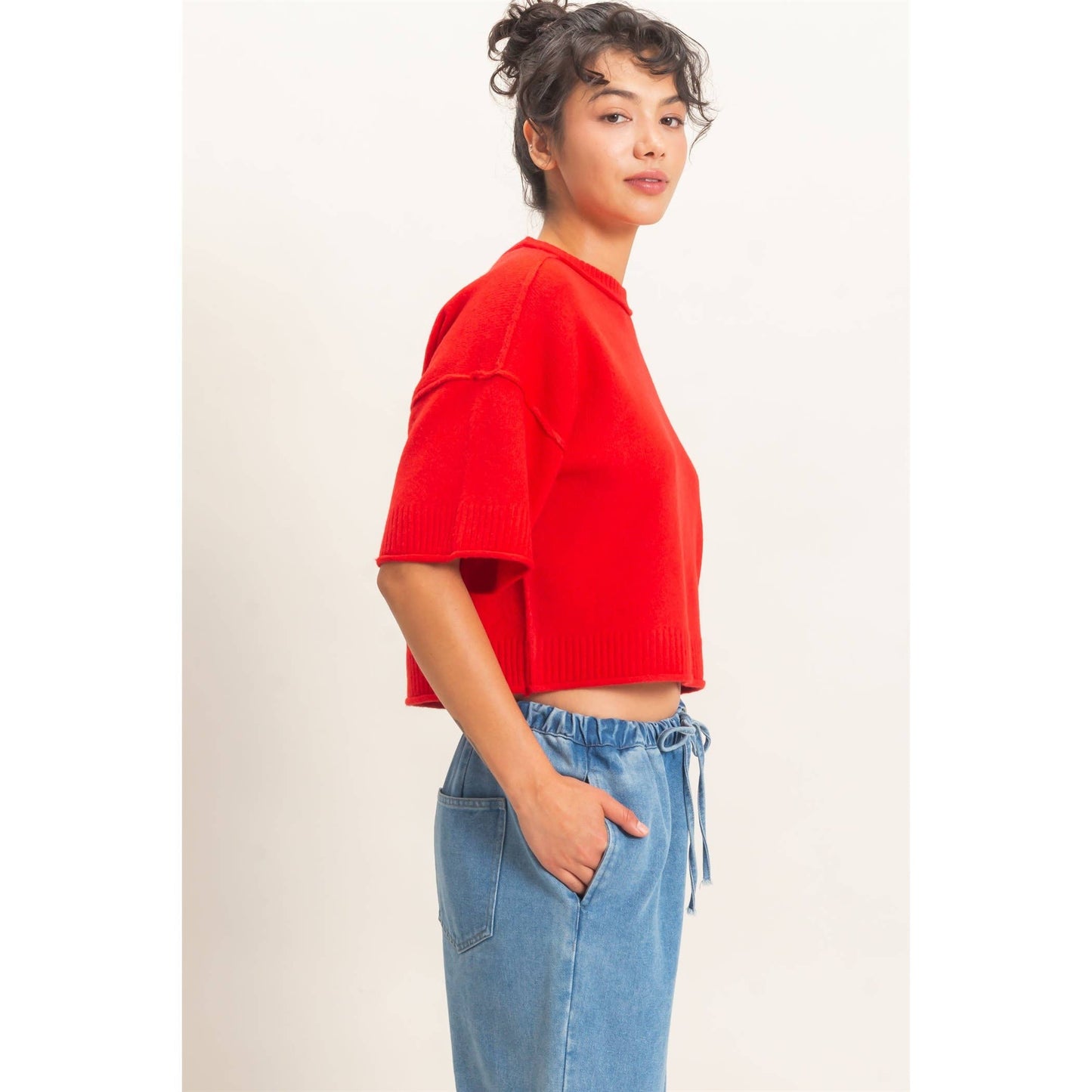 Serena Cropped Sweater