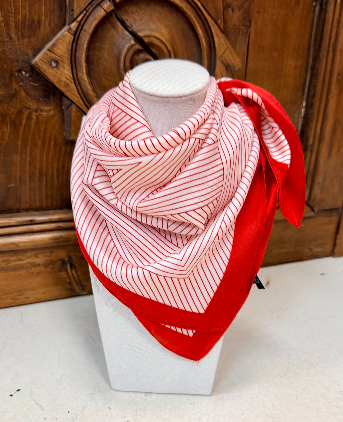 Red Stripe - The Margot Scarves