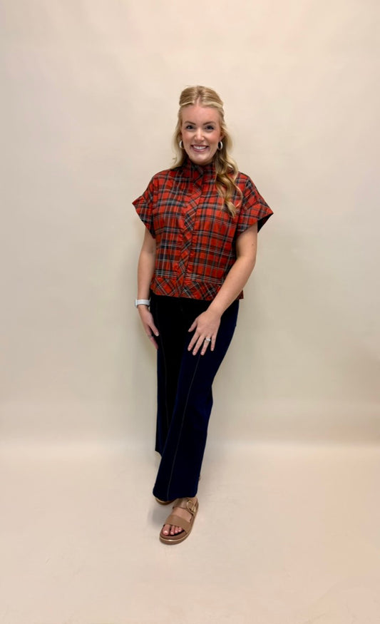 The Patsy Plaid Top