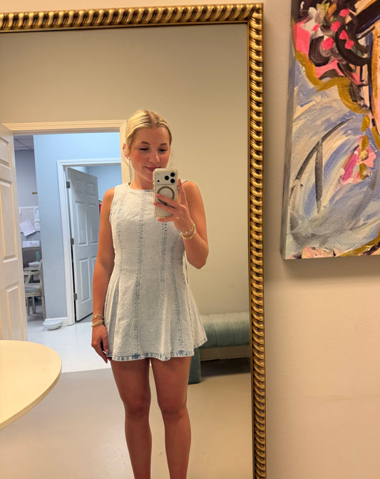 The Ruthie Denim Romper