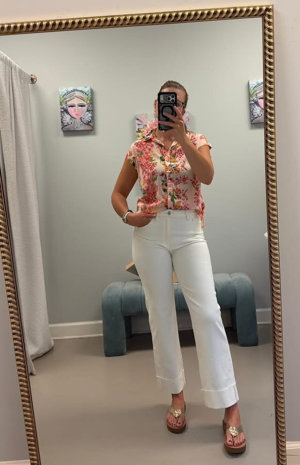 The Reagan High Rise Cuffed Jeans