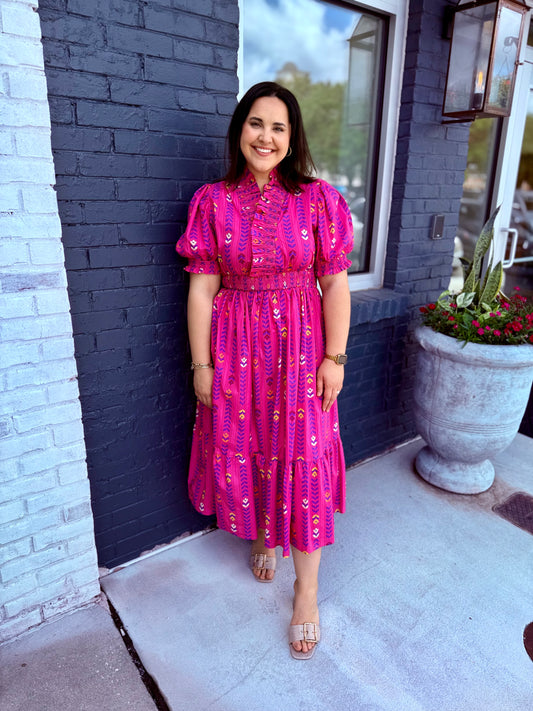 The Collier Midi Dress - Curvy