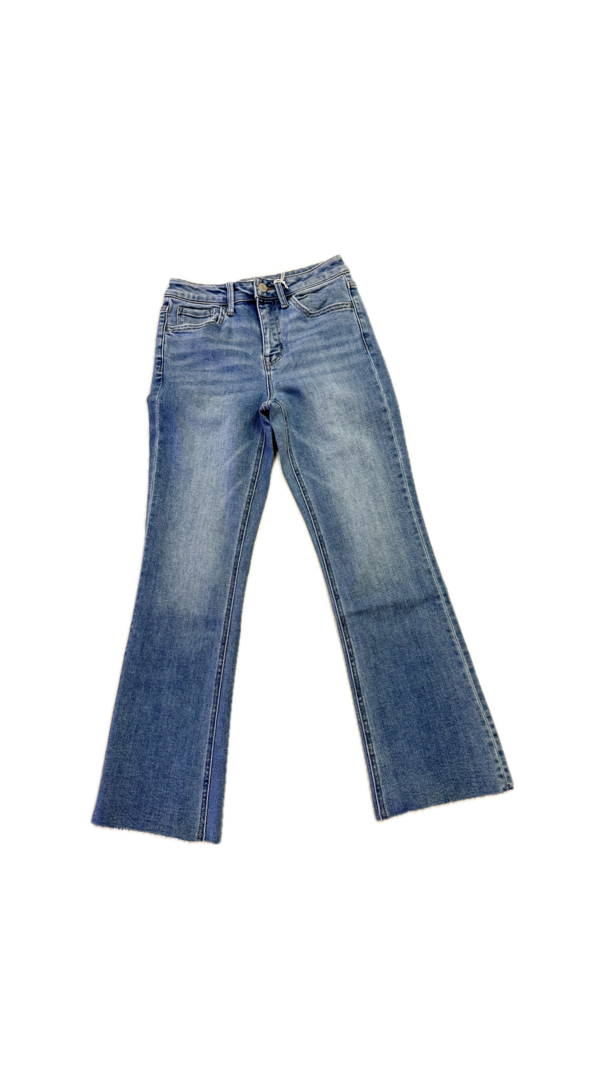 The Camden High Rise Crop Flare Jeans