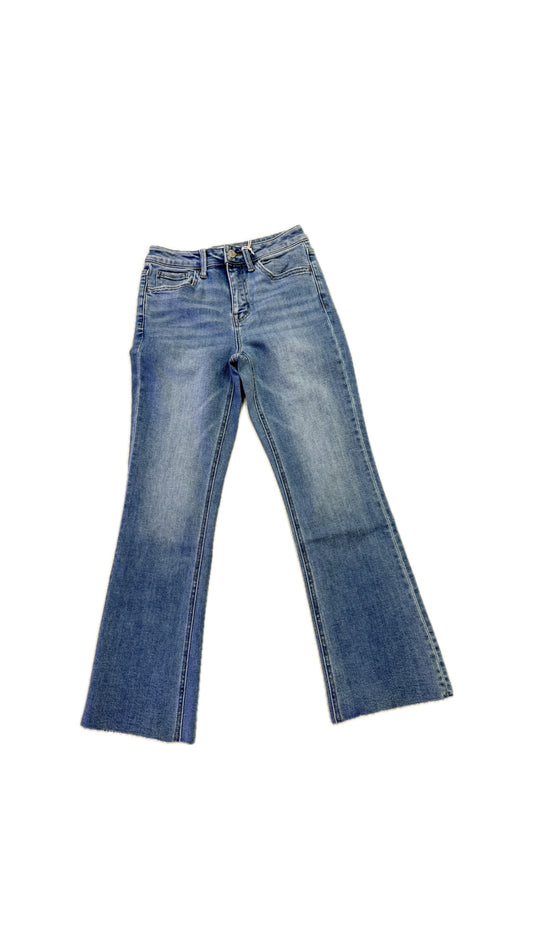 The Camden High Rise Crop Flare Jeans