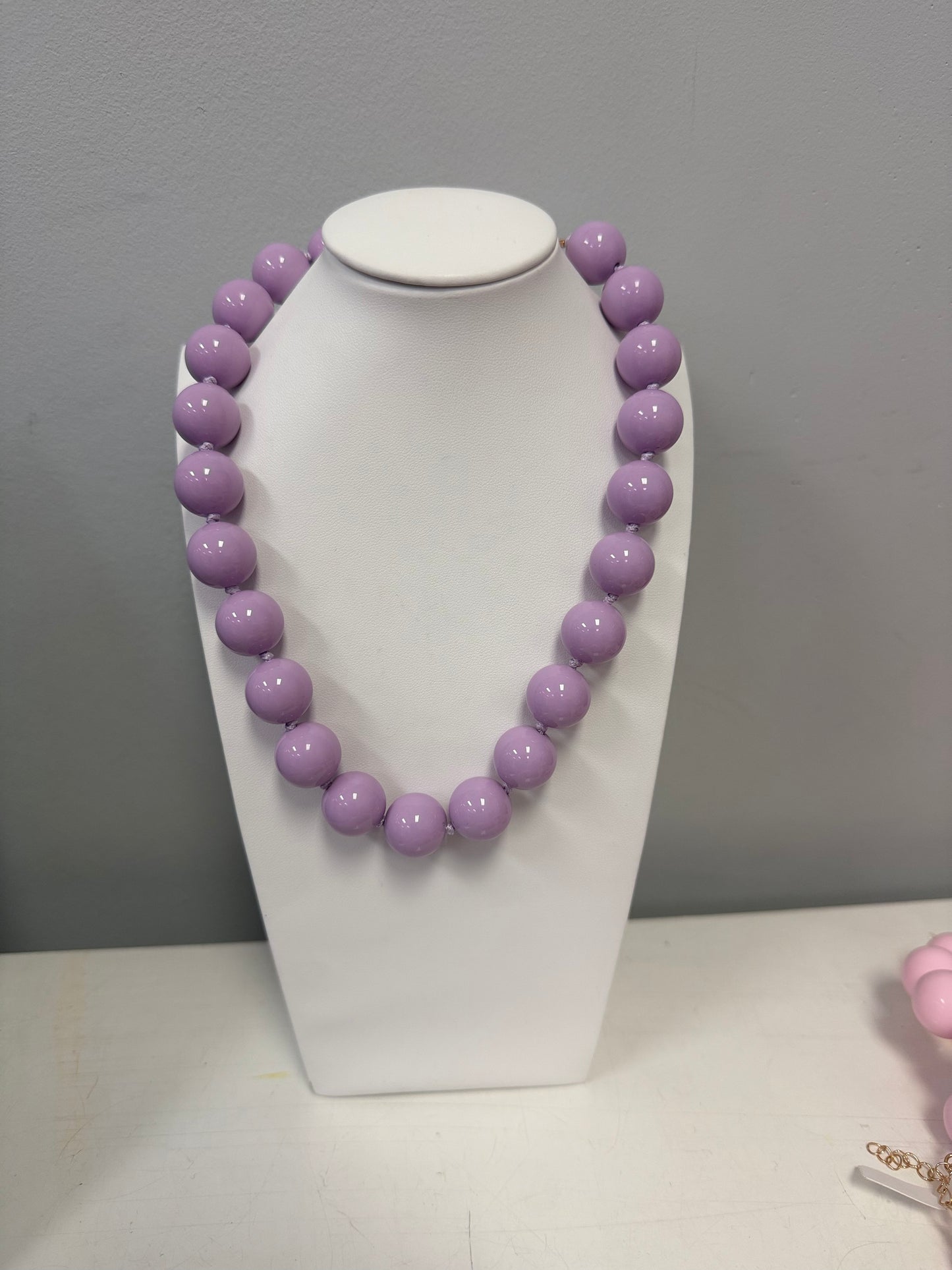 Round Bead Bauble Necklace