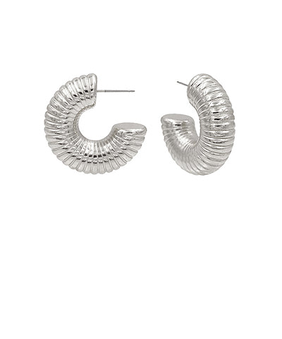 Coil Texture Metal Hoops