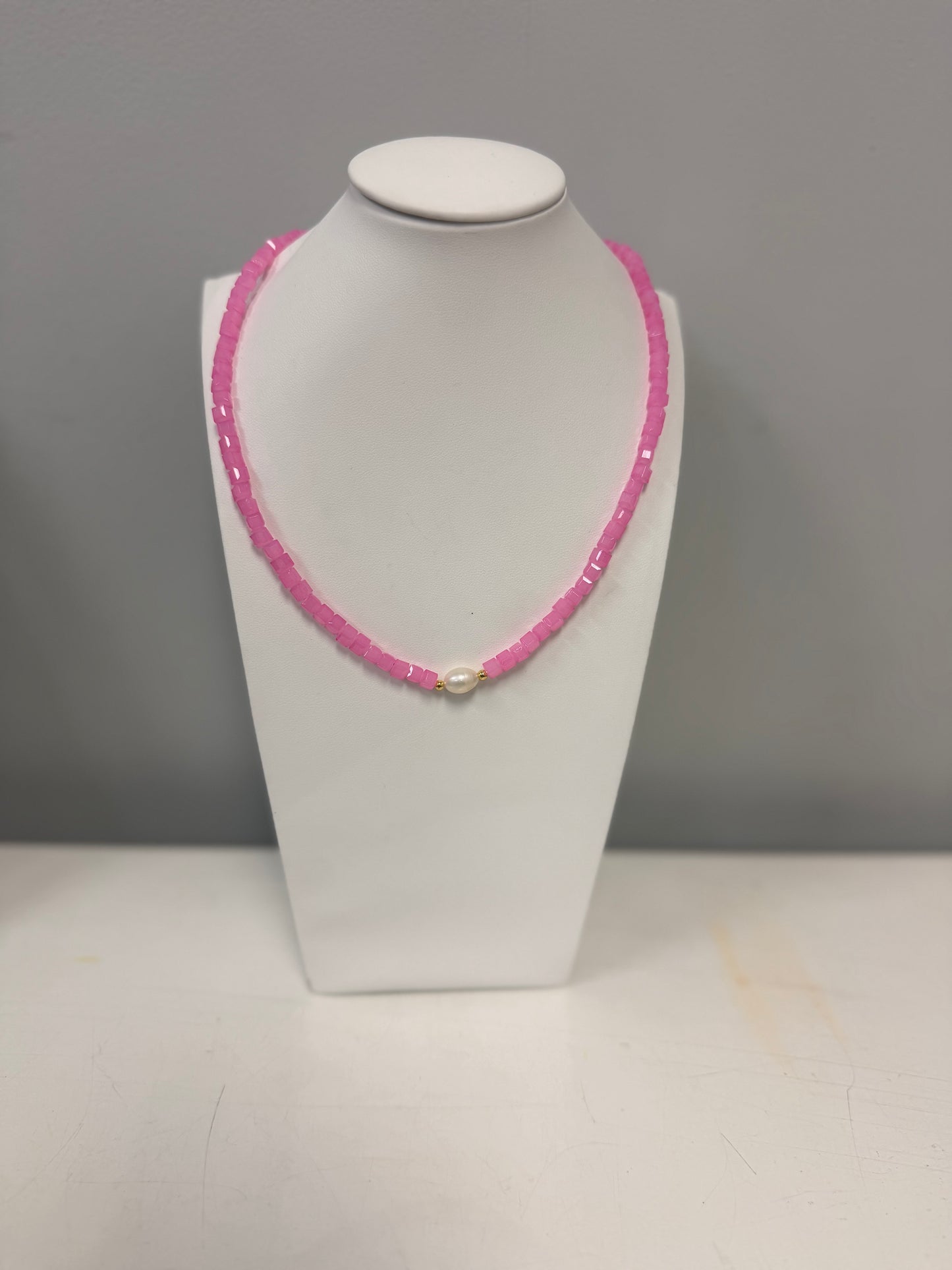 Square Bead Necklace