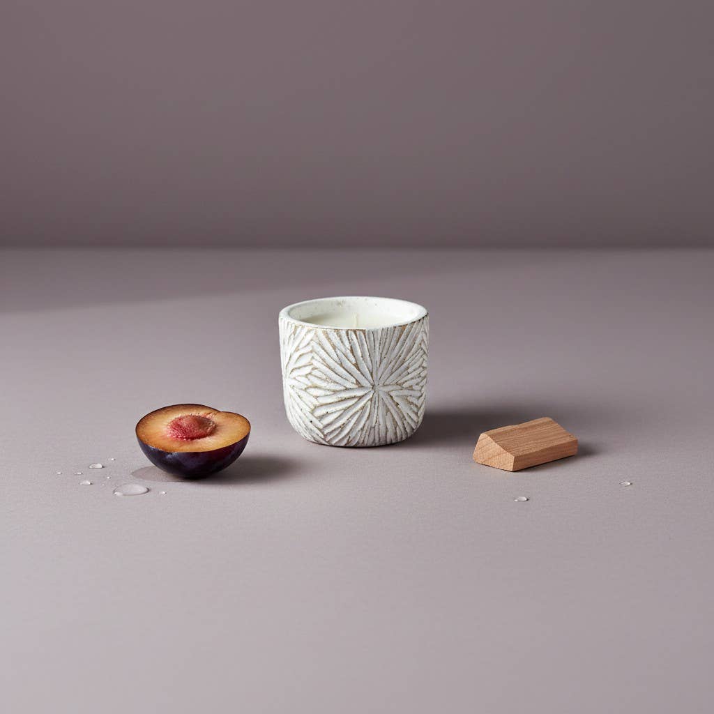 4 oz Sky Burst Votive: White Linen