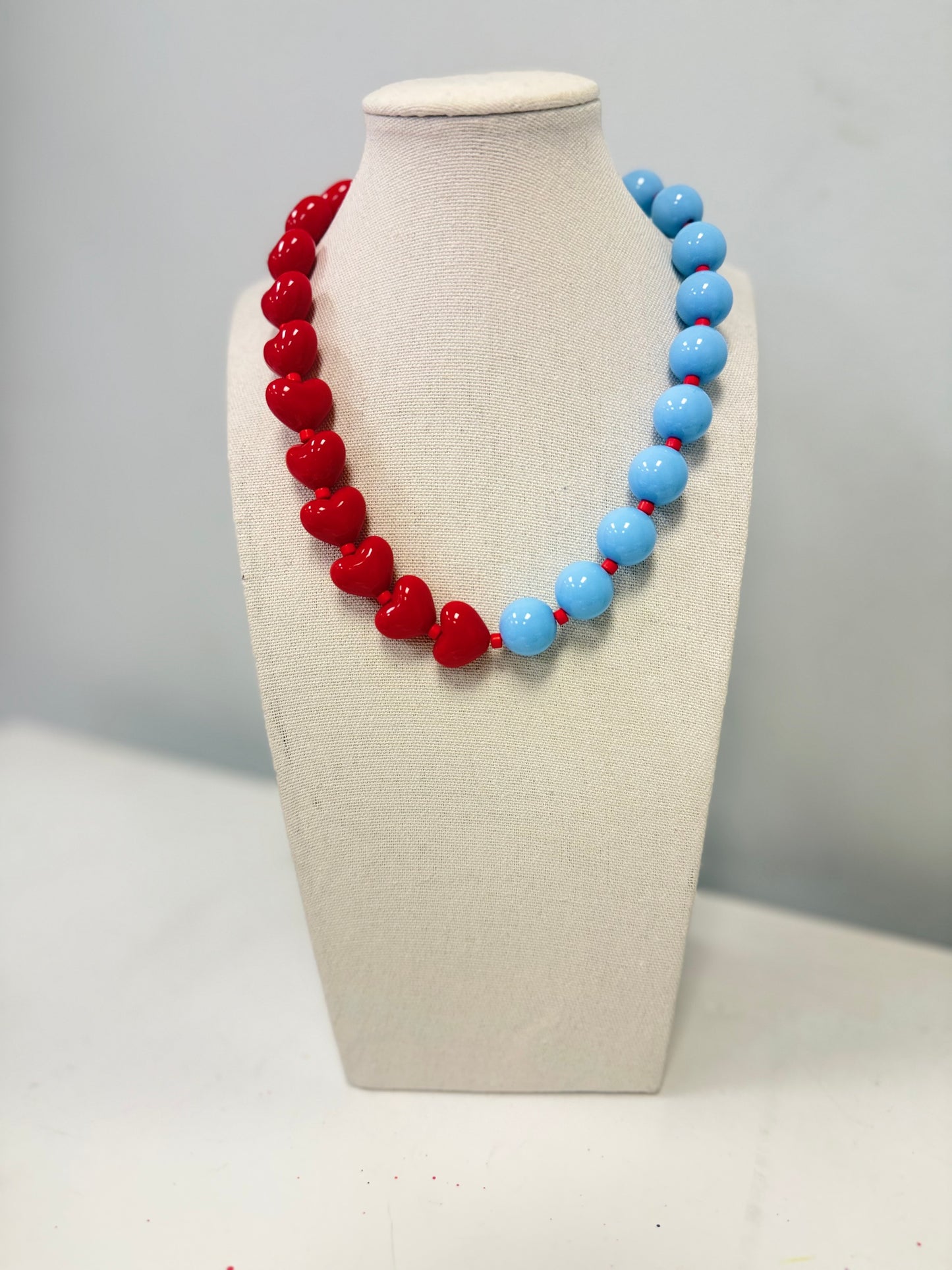 Heart Shaped Bauble Necklace