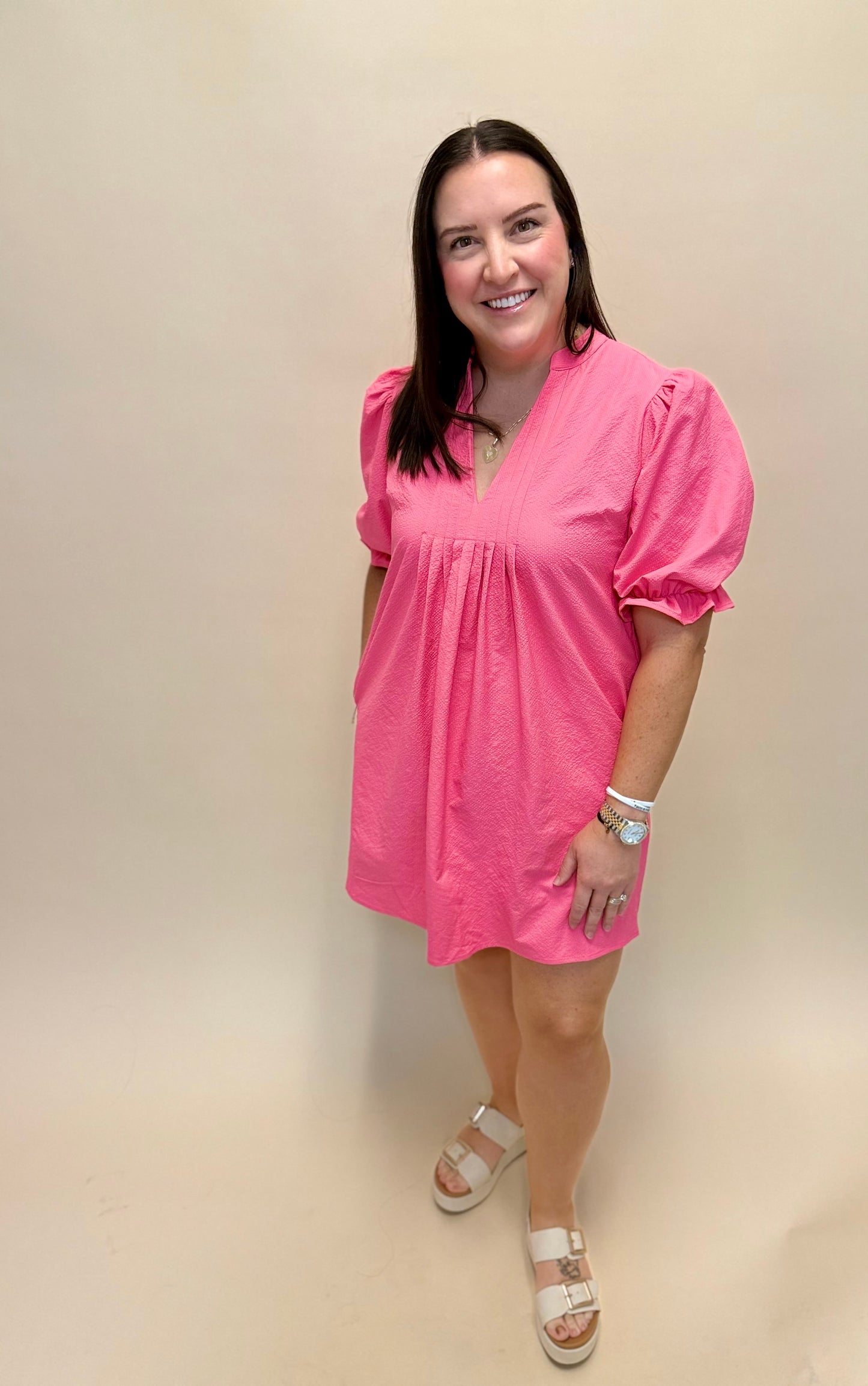 The Paige Pink Mini Dress