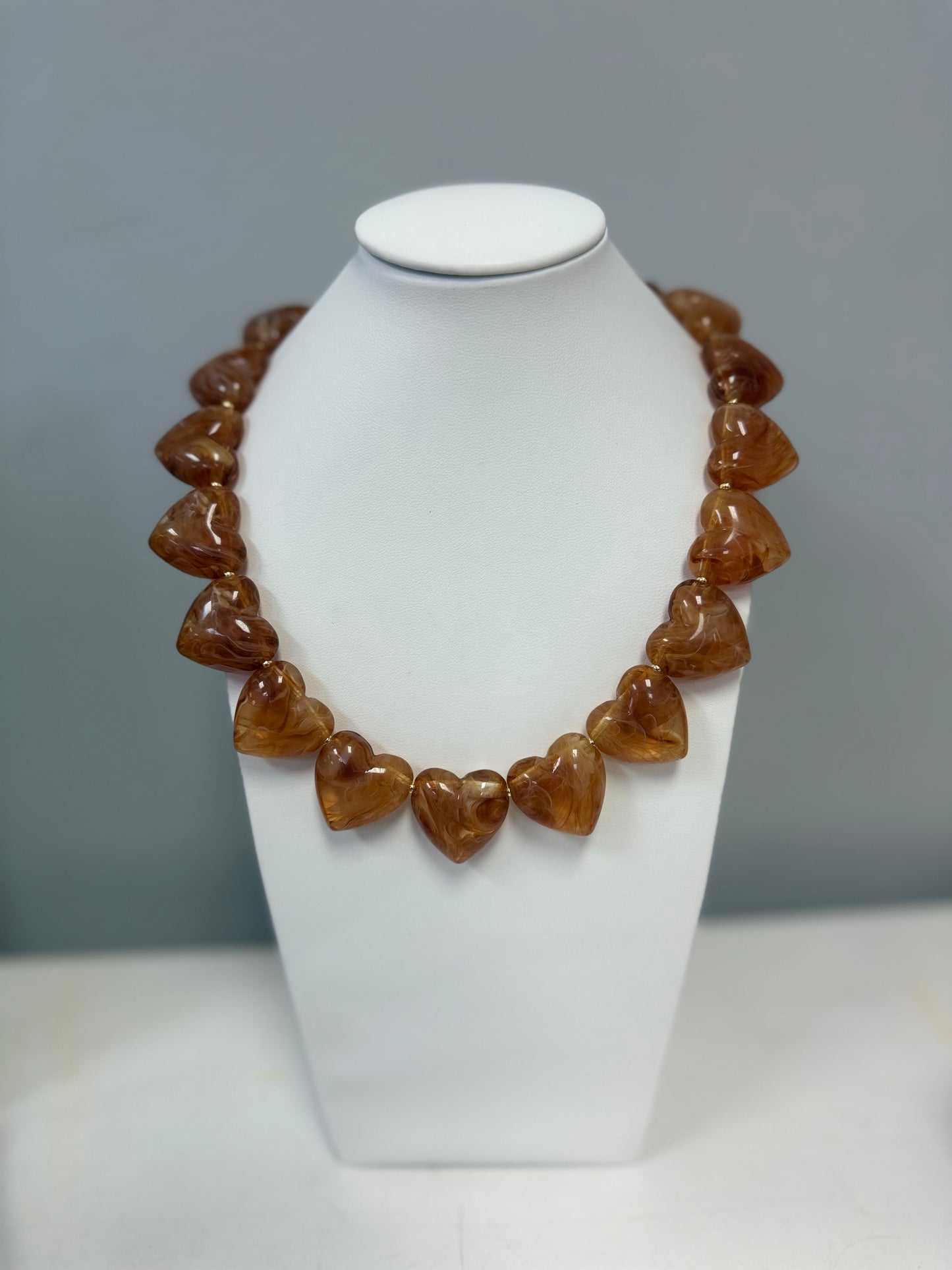 Heart Shaped Bauble Necklace