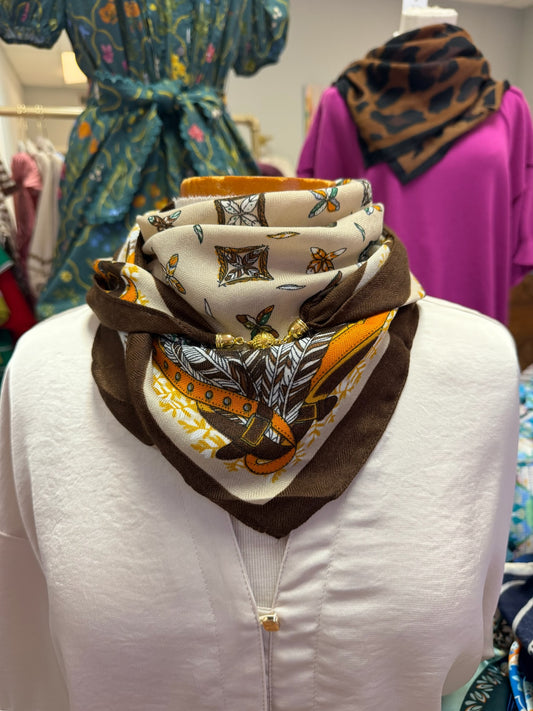The Feathered Indian Scarf