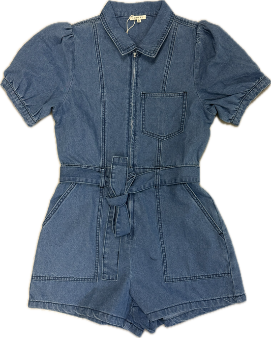 The Jana Denim Romper