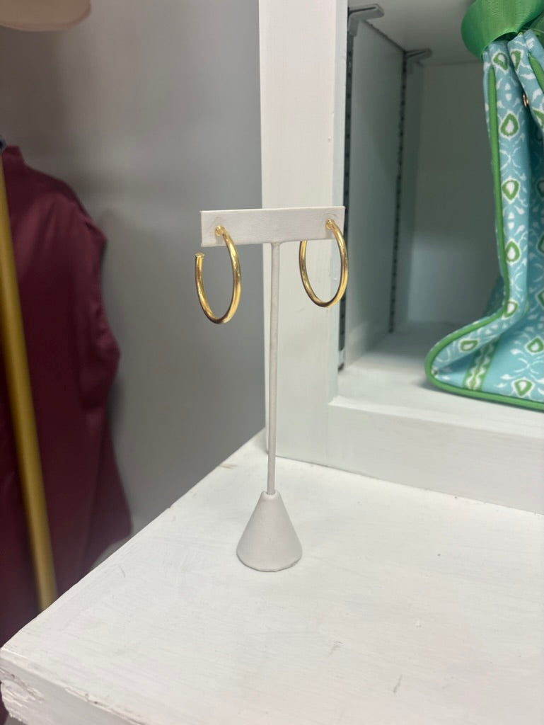 Shelia Fajl Petite Everybody's Favorite Hoops in Gold