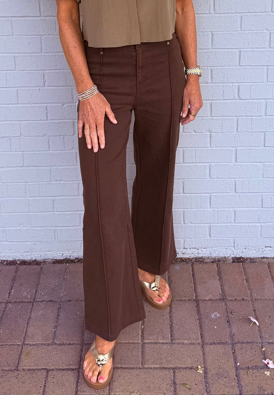 The Espresso Kick Flare Pants