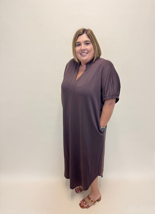 The Pamela Midi Dress - Curvy