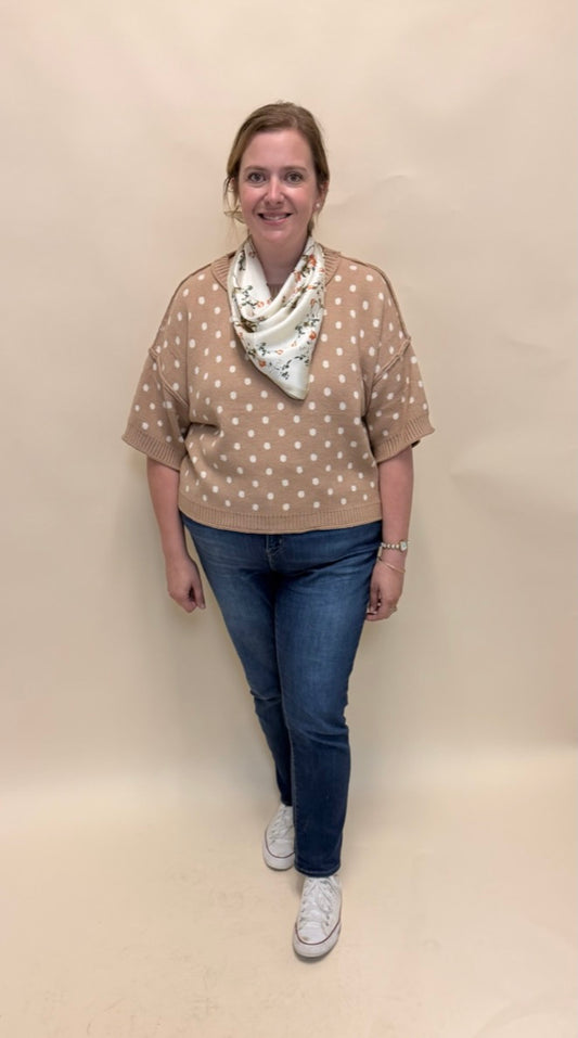 The Poppy Polka Dot Sweater