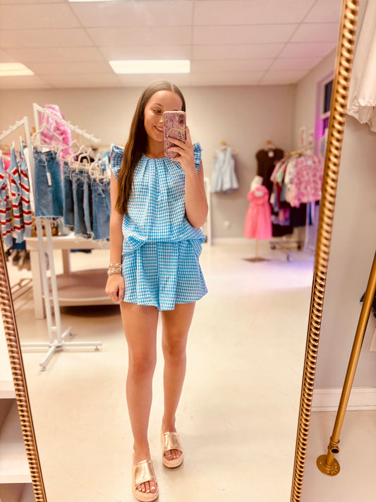 The Kendall Gingham Set