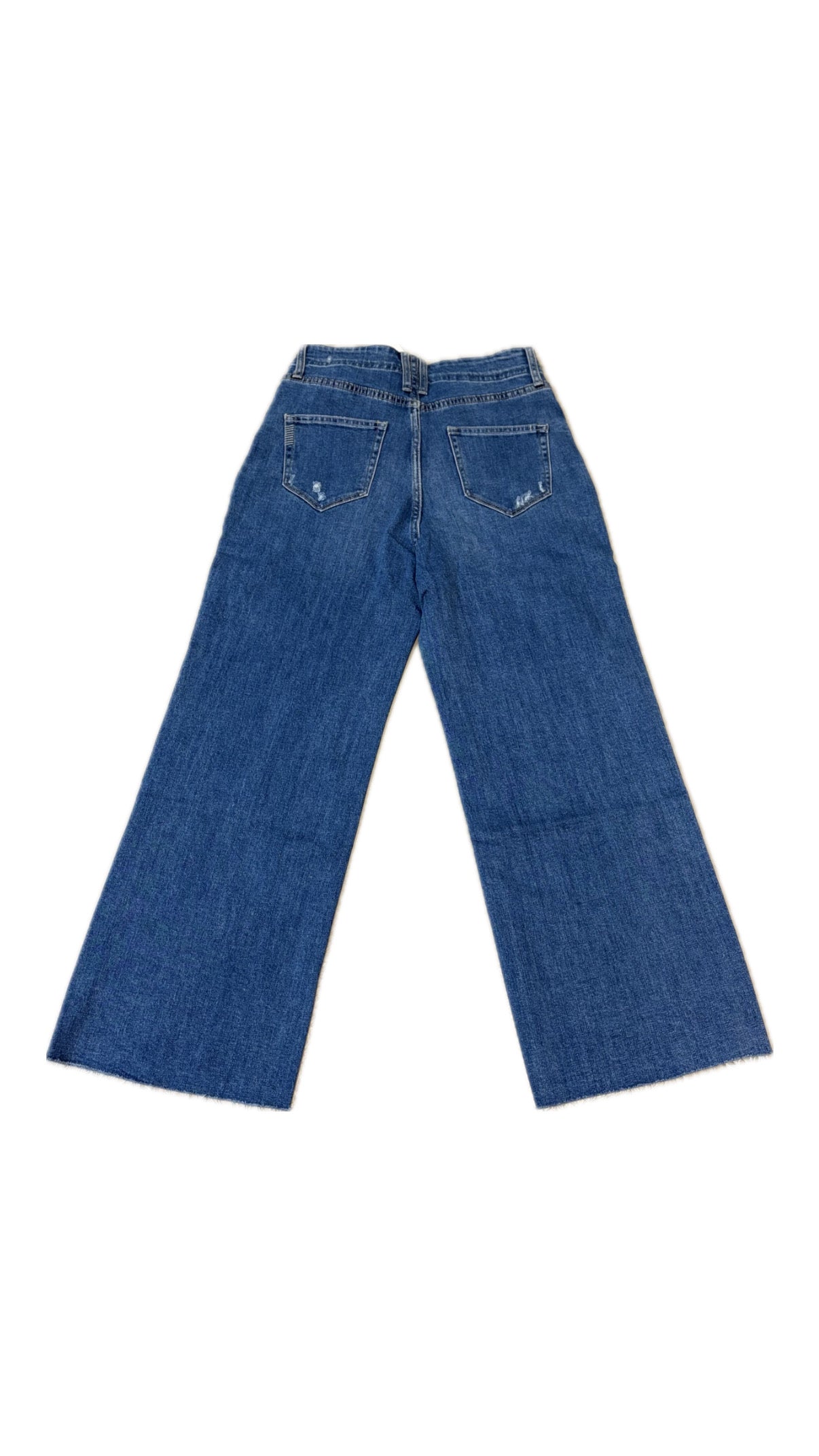 The Charlotte Cropped Denim Straight Leg Jeans
