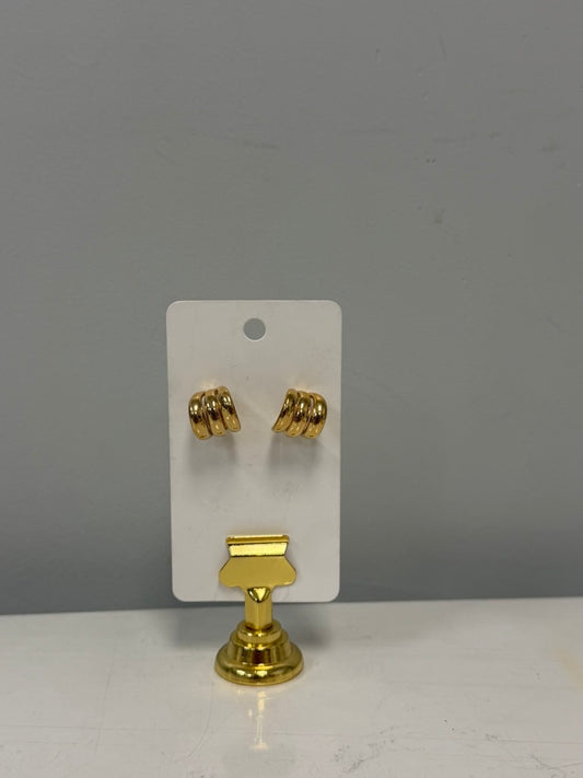 The Triple Take Huggie Earrings