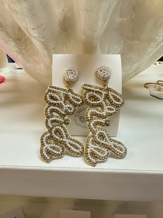 Bride Beaded Earrings