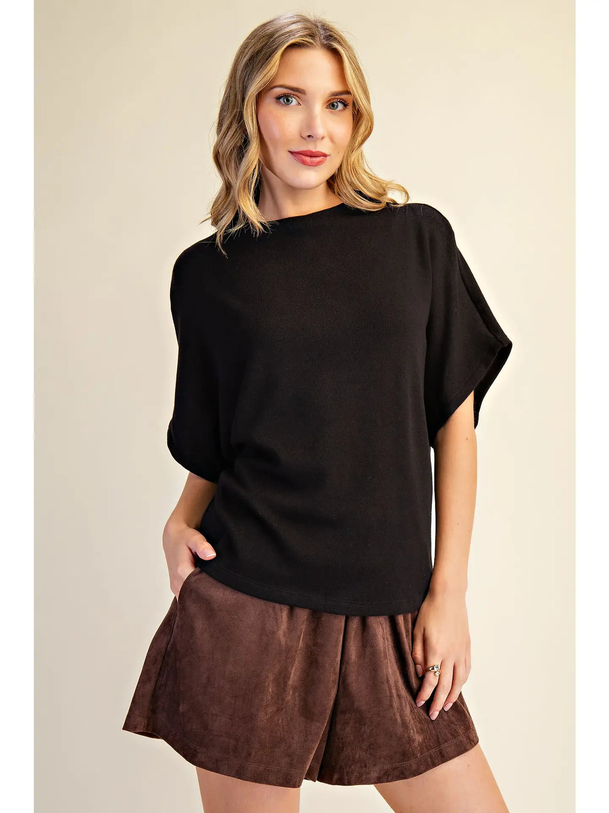 The Mindy Mock Neck Top